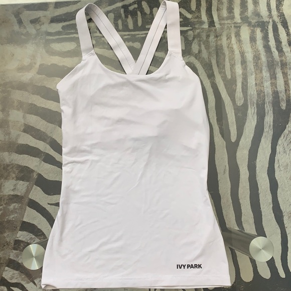 Ivy Park Criss cross mesh back Tank - Picture 3 of 8